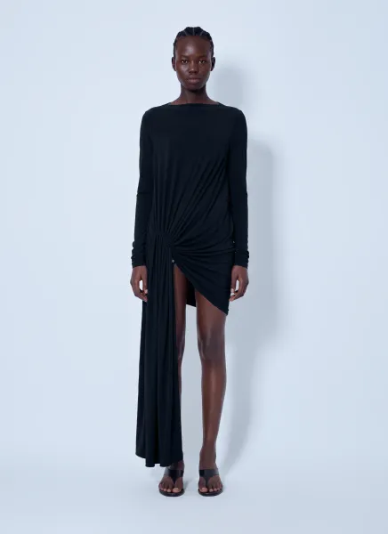 Sportmax Asymmetrical Drape Dress