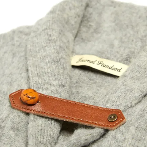 Shetland Wool Shawl Collar Cardigan