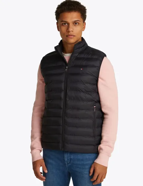 Tommy Hilfiger Packable Quilted Gilet Black