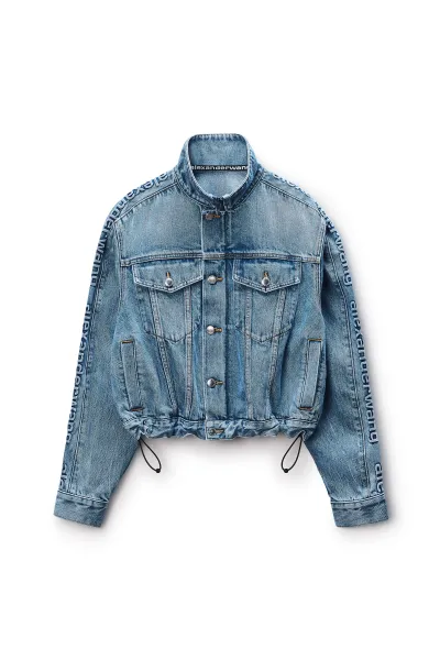 Denim Track Jacket