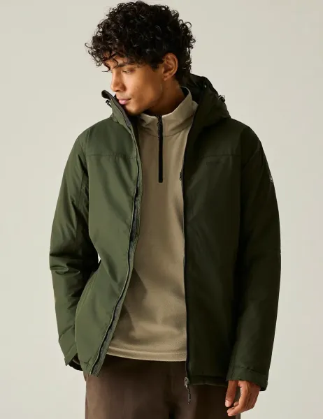 Thornridge Waterproof Hooded Jacket Khaki