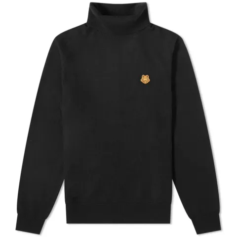 Tiger Crest Roll Neck Knit