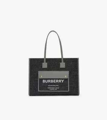 Medium Freya Tote in Indigo blue/cloud Grey
