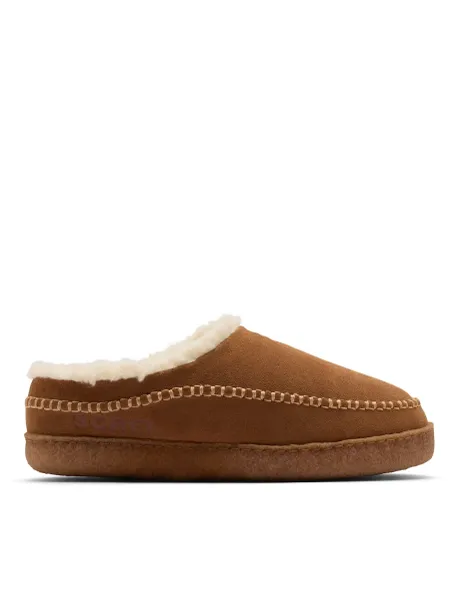 Sorel Leather Mule Slippers Light Brown