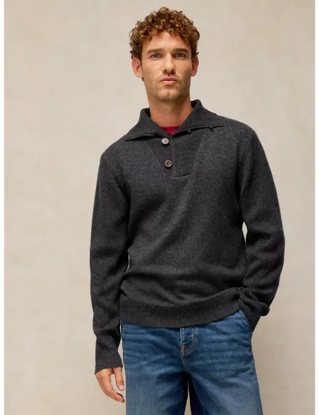White Stuff Milton Wool Rich Shawl Neck Jumper