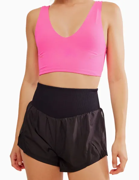Carpe Diem High Waisted Shorts Black