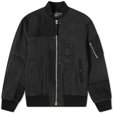 Panelled Bomber Jacket