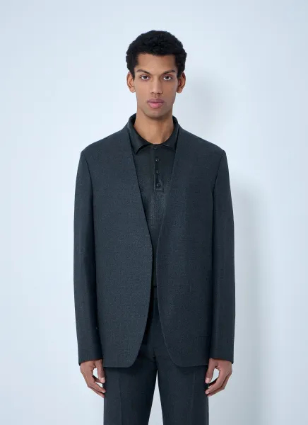 Wool Twill Blazer
