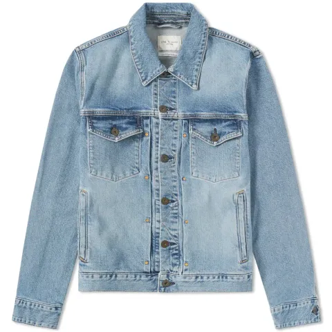Definitive Slim Fit Washed Denim Jacket