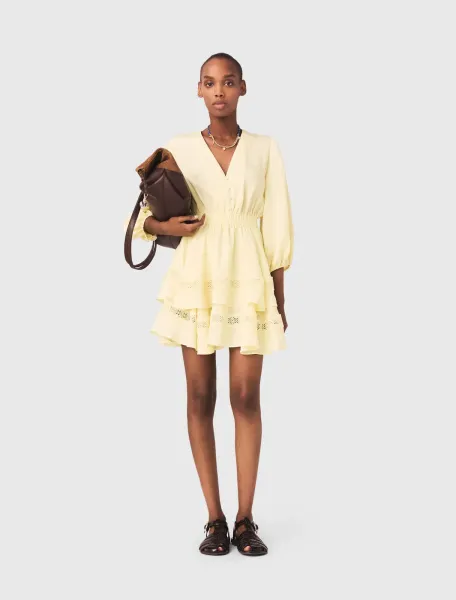 Short ruffled dress
