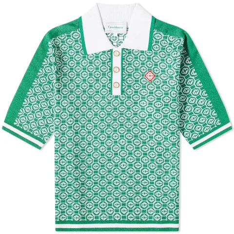 Lurex Jacquard Polo