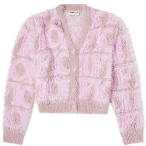 Oversized Monogram Cardigan