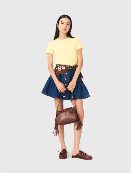 Round back cut-out jumper