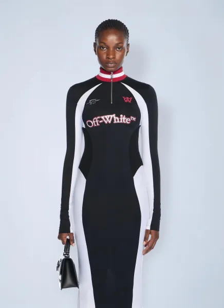 Tech Jersey Midi Dress