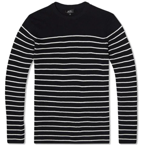 A.P.C. Stripe Crew Sweater