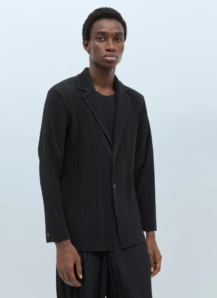 Pleated Blazer