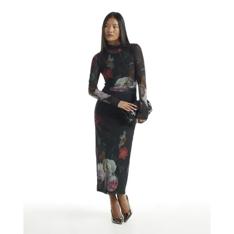 River Island Petite Floral Print Maxi Dress