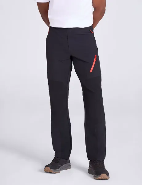 Mountain Warehouse Forest Water-Resistant Trekking Trousers Black