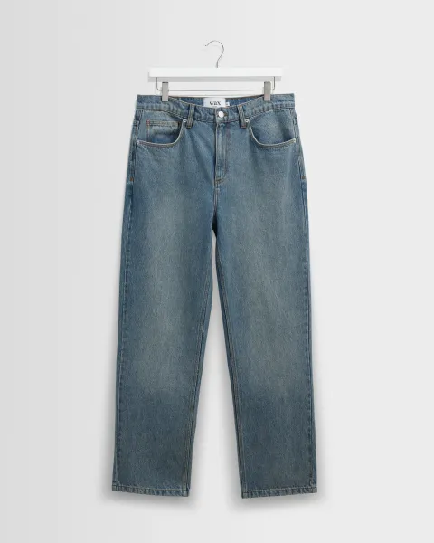 Russell - Vintage Blue Straight Fit Denim Jeans