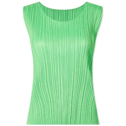 Pleats Sleeveless Top