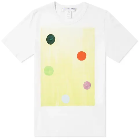 Comme des Garcons SHIRT Box Print Polka Dot Tee
