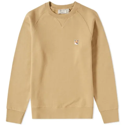Maison Kitsuné Fox Head Patch Crew Sweat