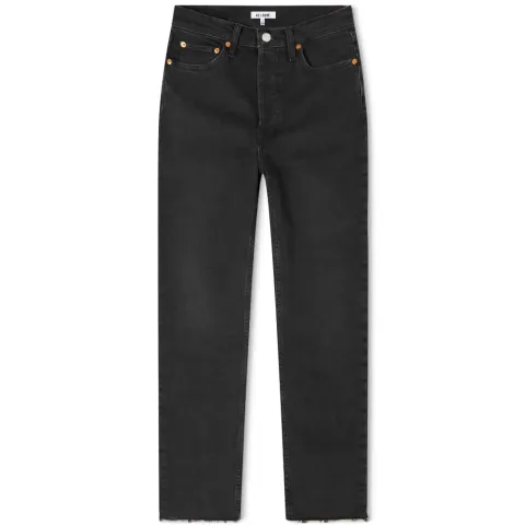 90's High Rise Ankle Crop Jean