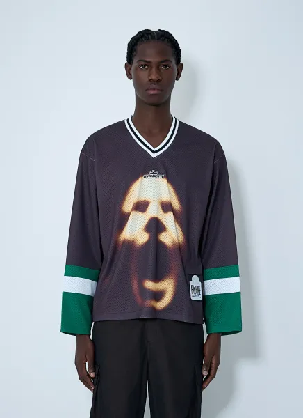 Logo Motif Jersey Top