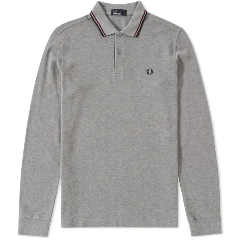 Fred Perry Long Sleeve Twin Tipped Polo