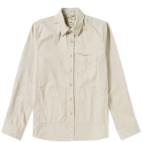 Patch Pocket Cotton Twill Chore Jacket