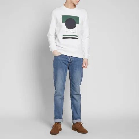 Basic Print Crew Sweat