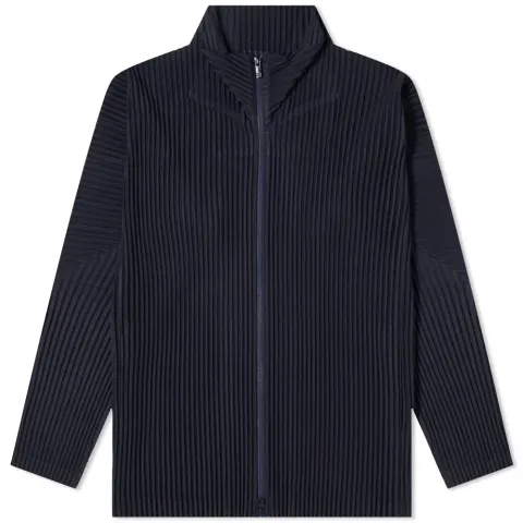 Pleated Zip Jacket