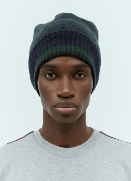 GG Cashmere Jacquard Beanie Hat