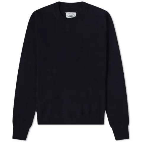 Elbow Patch Crew Knit