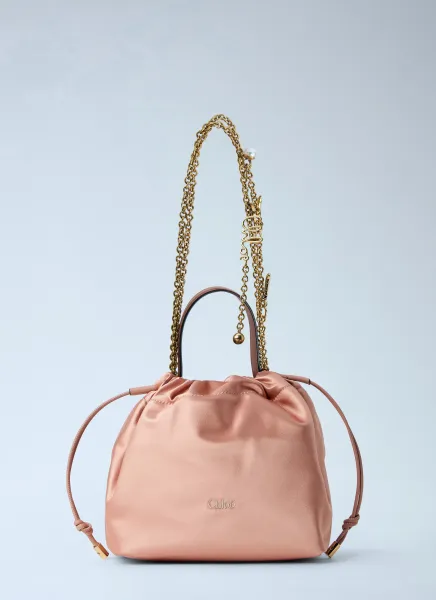 Drawstring Chain Icons Handle Bag