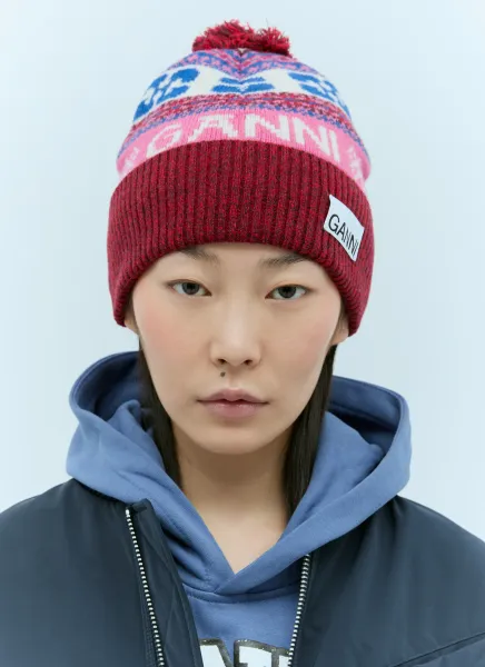 Logo Jacquard Beanie Hat