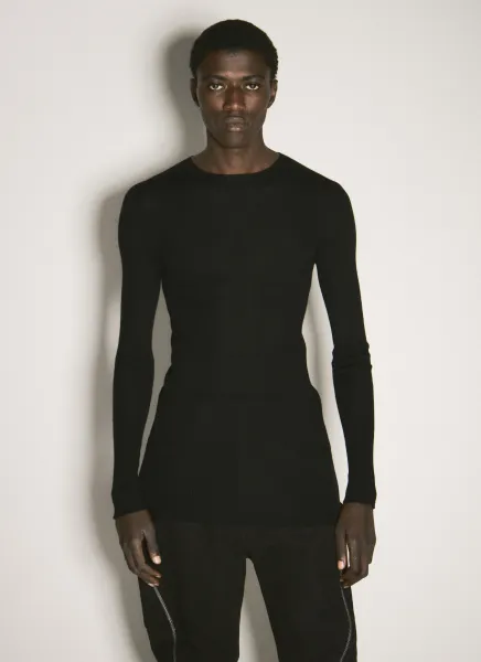 Wool Rib Sweater