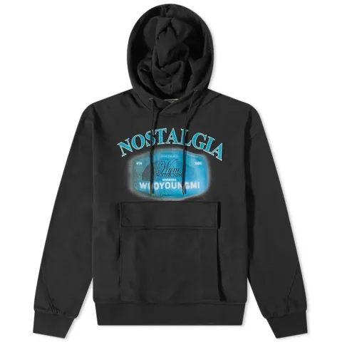 Nostalgia Fuzzy Print Hoodie