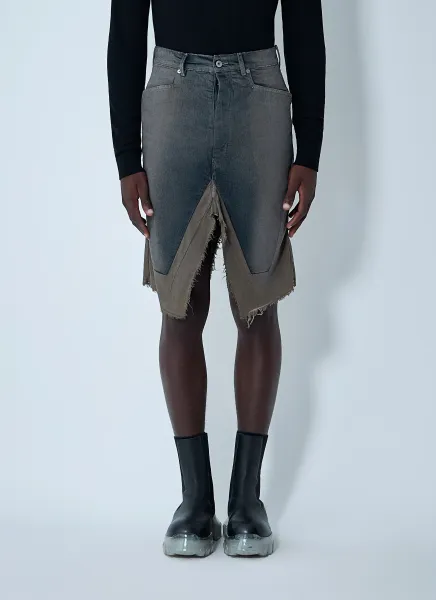 Slivered Midi Skirt