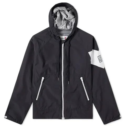 Seersucker Hooded Jacket