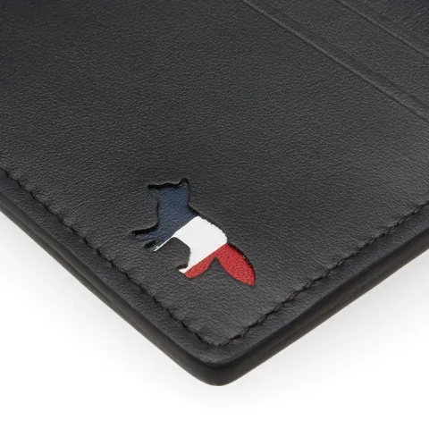 Maison Kitsuné Tricolour Zipped Card Holder