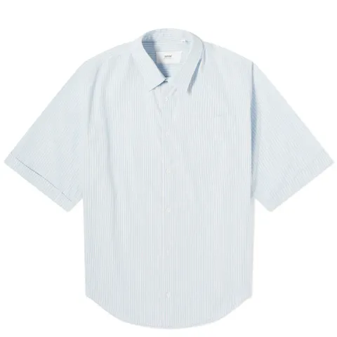 Stripe Boxy Short Sleeve Shirt