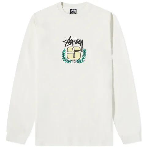 Long Sleeve S Wreath Pigment Dyed T-Shirt