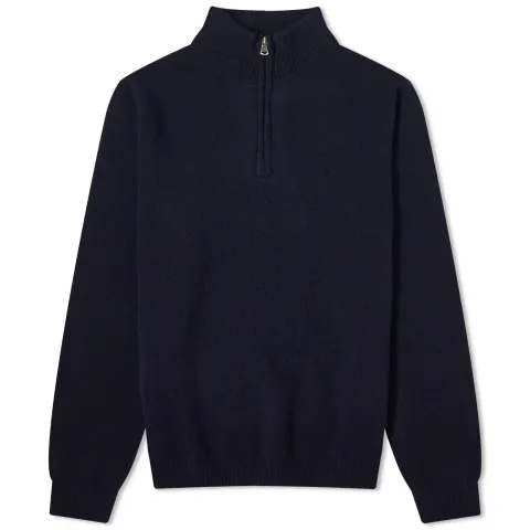 Lambswool Half Zip Knit