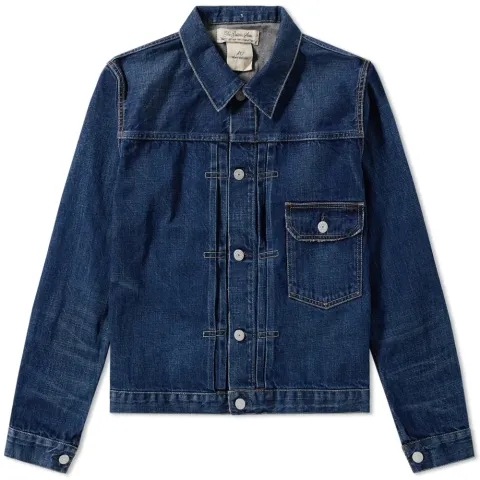 Pleated Denim Jacket