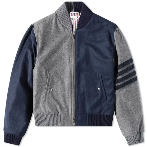Funmix Flannel Blouson Jacket
