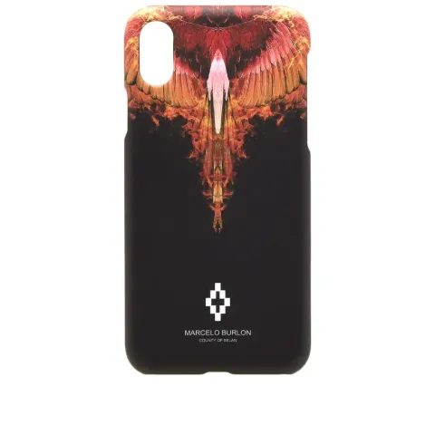 Orange Flame iPhone X Case