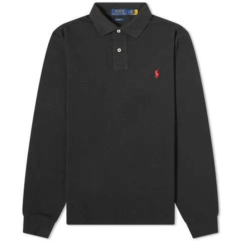 Long Sleeve Slim Fit Polo