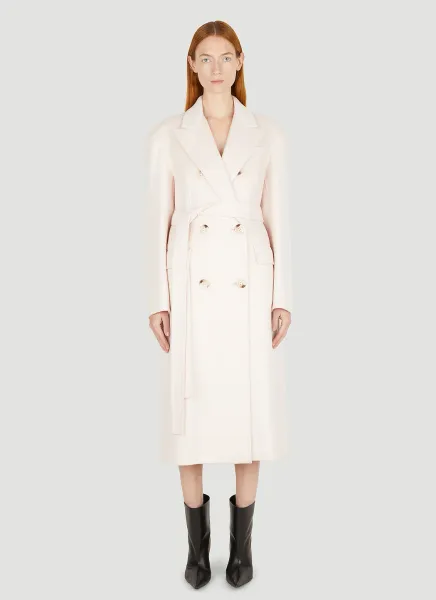 Belted Double Breasted Coat