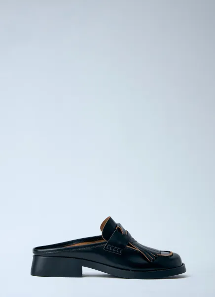 Leather Tassel Loafers